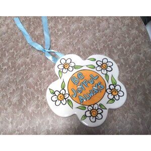 Department 56 CERAMIC WALL PLAQUE/ hanging SIGNED Motivational Our Name is Mud